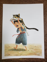 Load image into Gallery viewer, Hmong boy with kitten