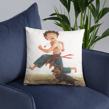 Load image into Gallery viewer, Boy and His Dog Pillow