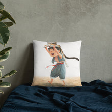 Load image into Gallery viewer, Boy and his Kitten Pillow