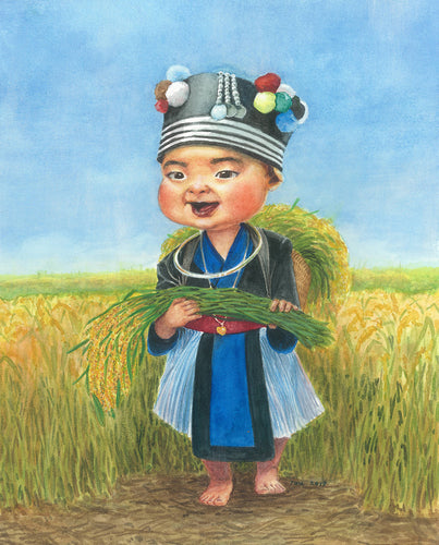 Rice Harvest Print