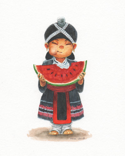 Watermelon girl